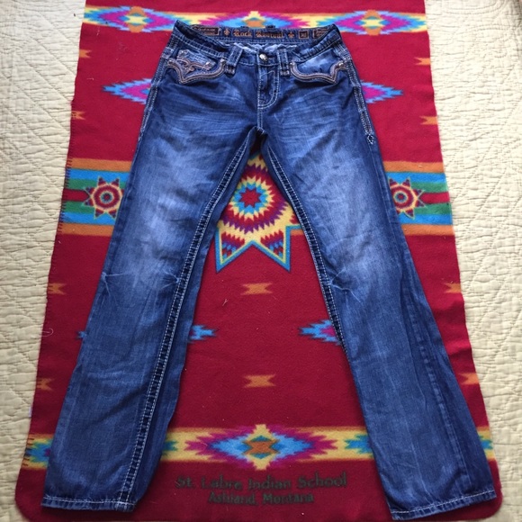 Rock Revival Jaelen Straight Mens Jeans SOLD OUT - Picture 6 of 8